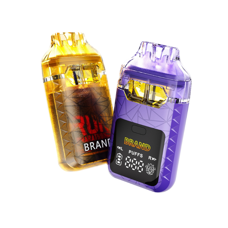 YX055 Dual Chamber Smart Screen Postless Disposable Vape 2ml - Image 3